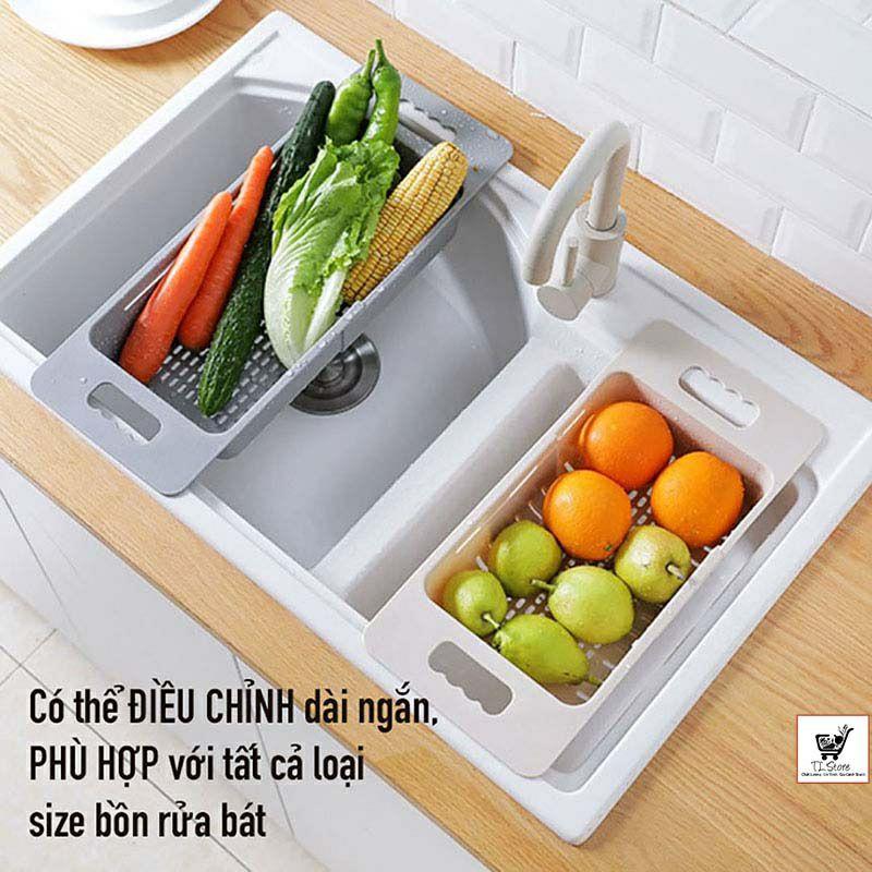 Khay gác bồn rửa bát để đồ đa năng tiện dụng