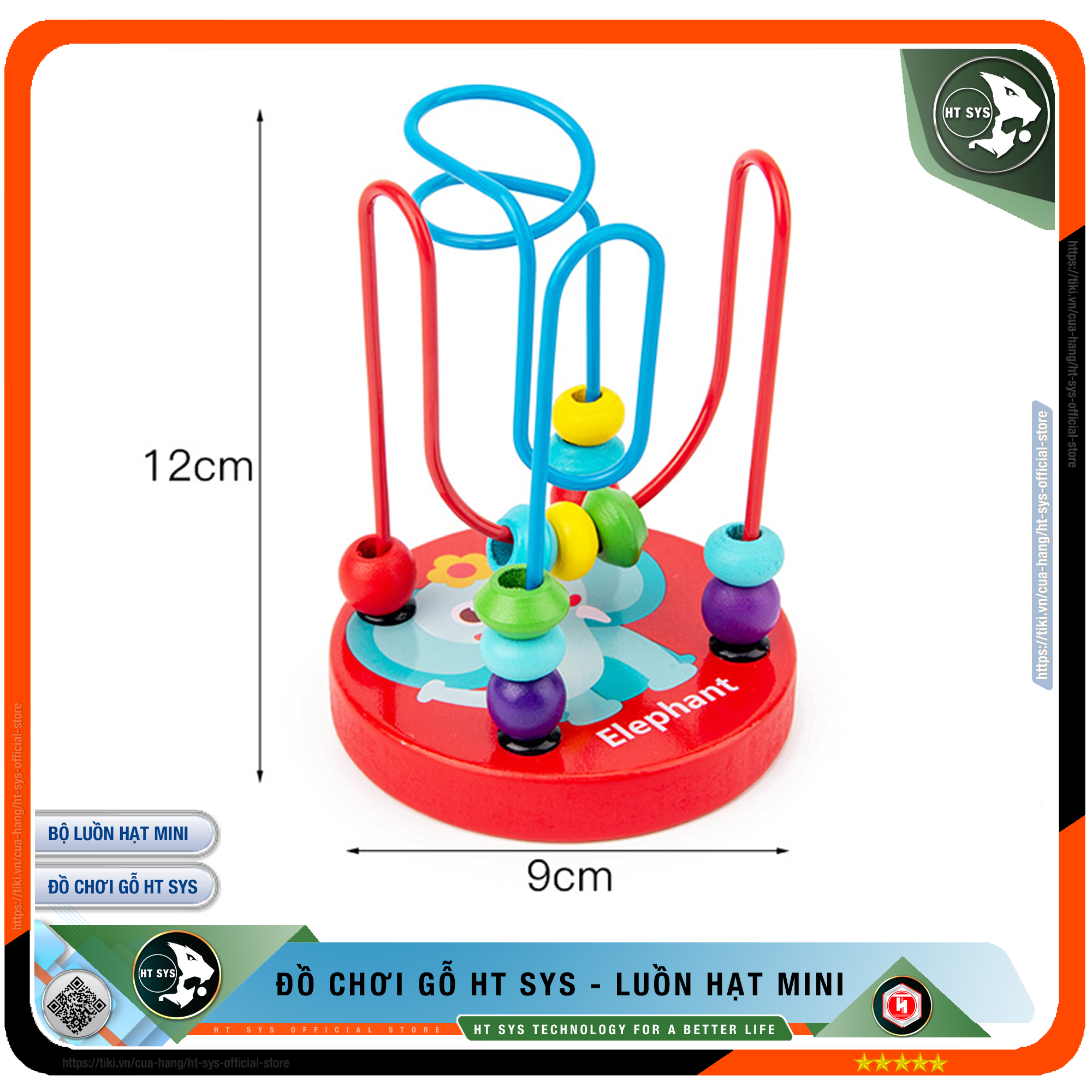 Combo 6 Món Đồ Chơi Gỗ Phát Triển Trí Tuệ Cho Bé - Chất Liệu Gỗ An Toàn - Đồ Chơi Gỗ HT SYS - Hàng Chính Hãng