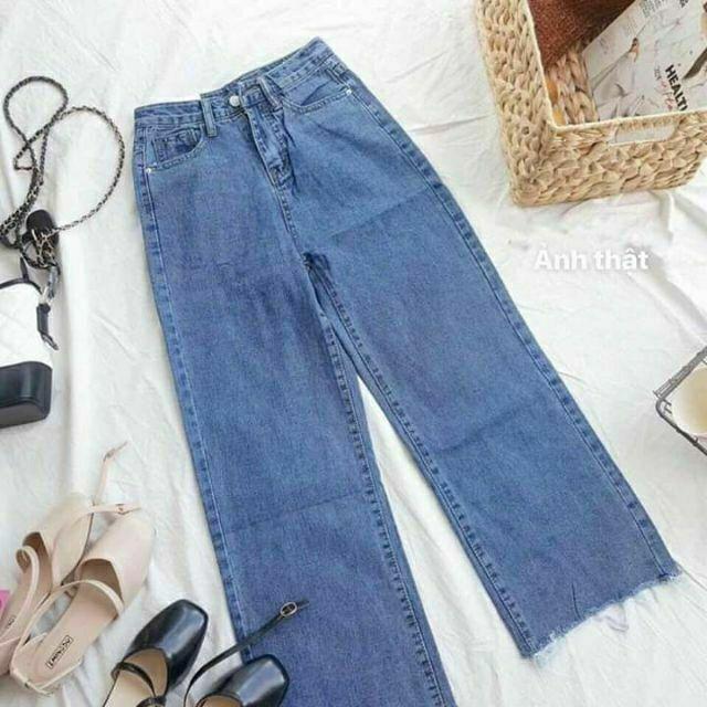 S M L 30-35 Quần jean SUÔNG Bigsize