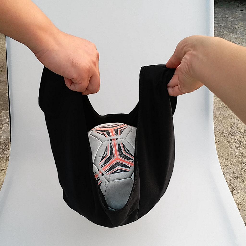 Bowling Ball Microfiber Deluxe Black See Saw Cleaner Towel Carrier