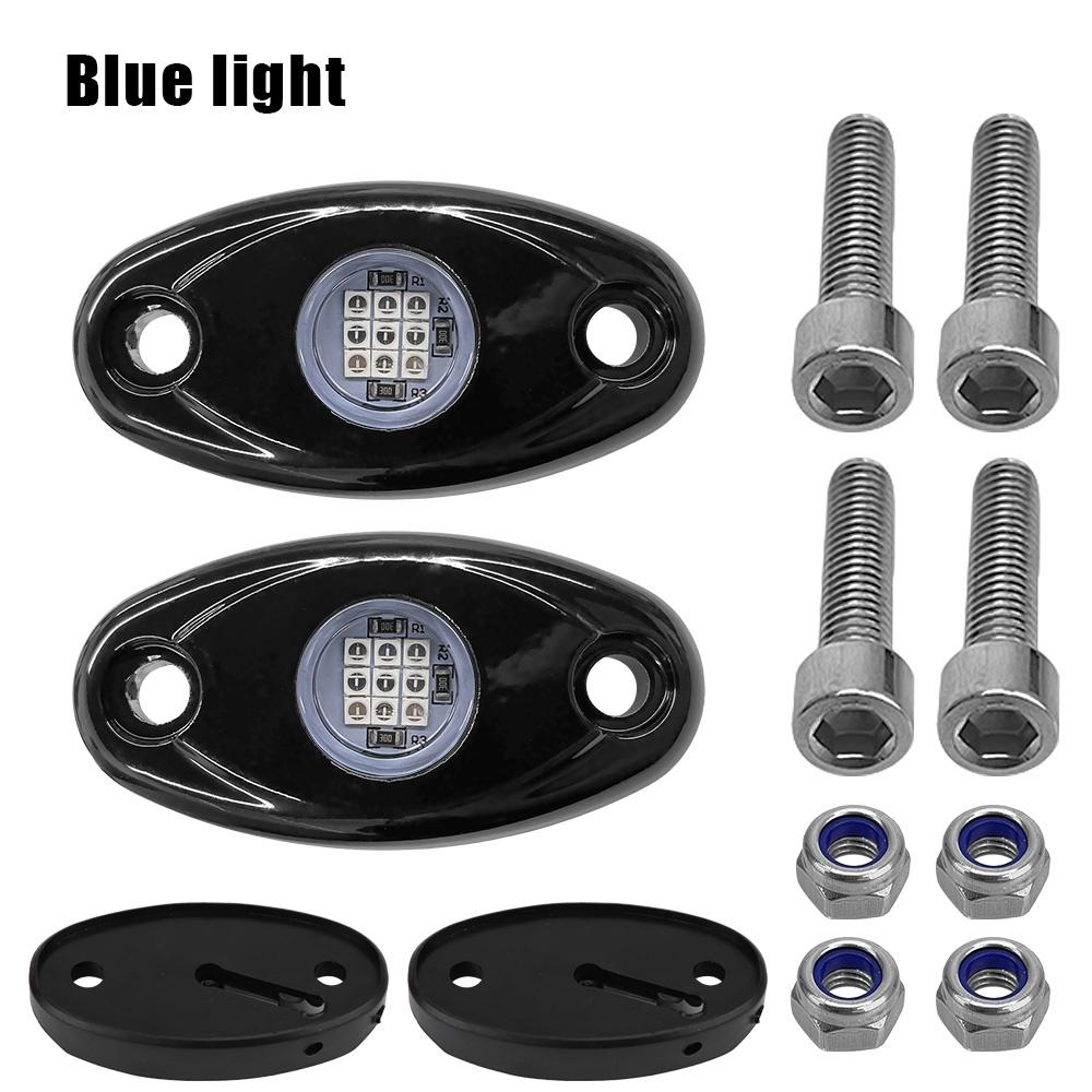 1 cặp đèn LED neon 5 màu chống nước cho xe Jeep Atv Suv Offroad