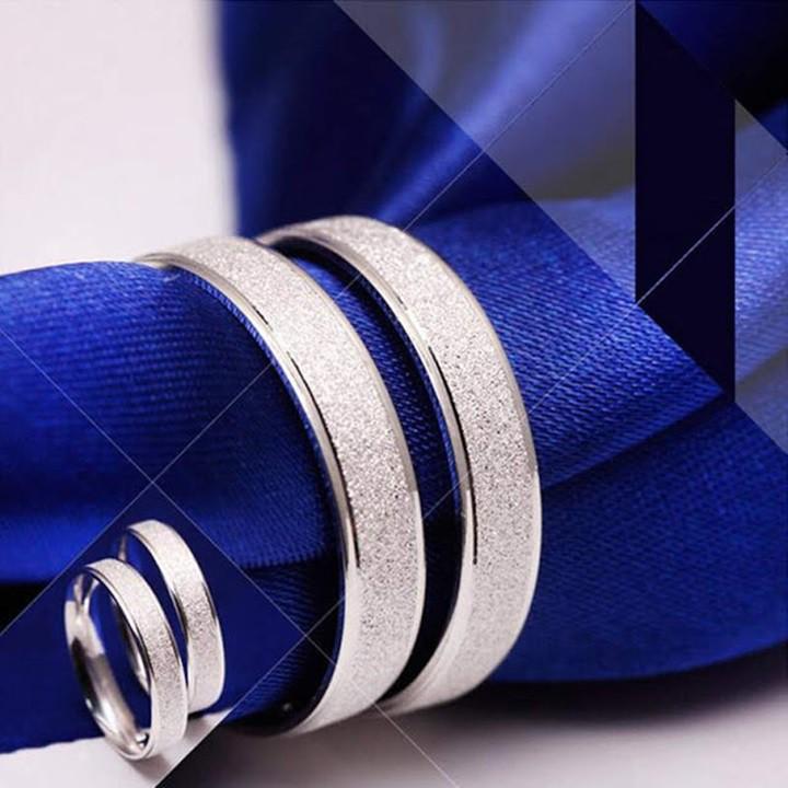 Nhẫn đôi tình nhân titan cao cấp NC30 ddv1 chiếc