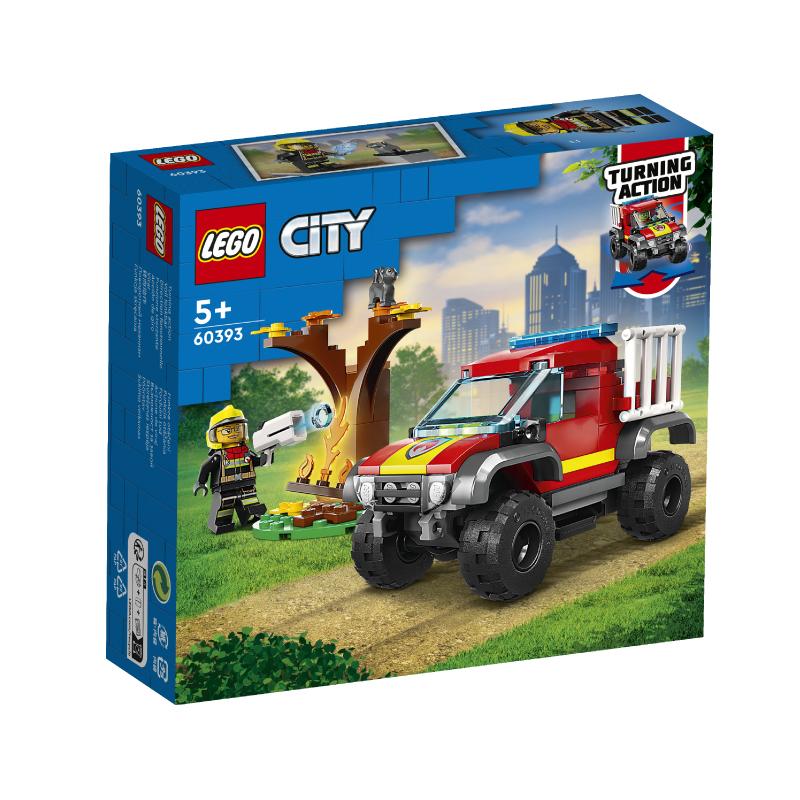 Đồ Chơi Lắp Ráp LEGO City Xe Chữa Cháy 4X4 60393