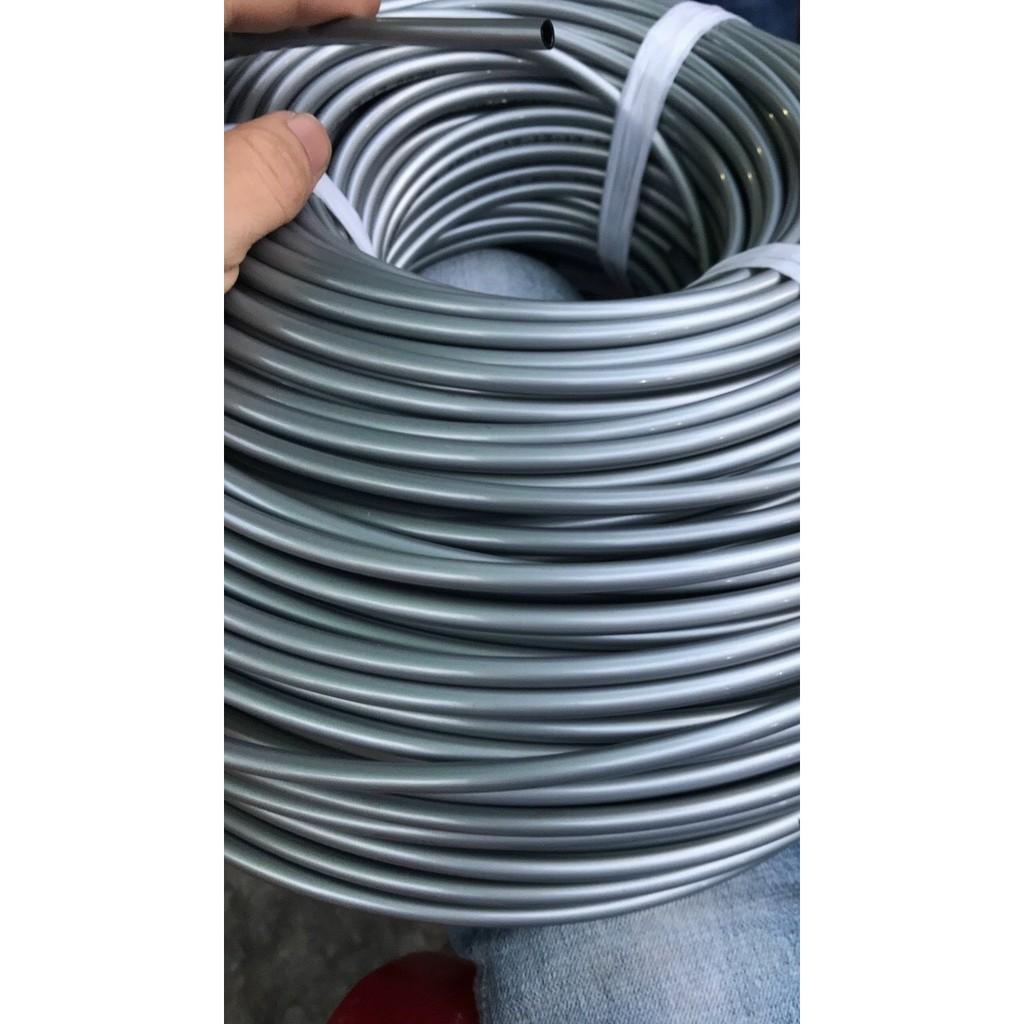 10M-100M ỐNG DÂY TƯỚI CÂY PE MÀU BẠC 6MM - 6LY LOẠI TỐT