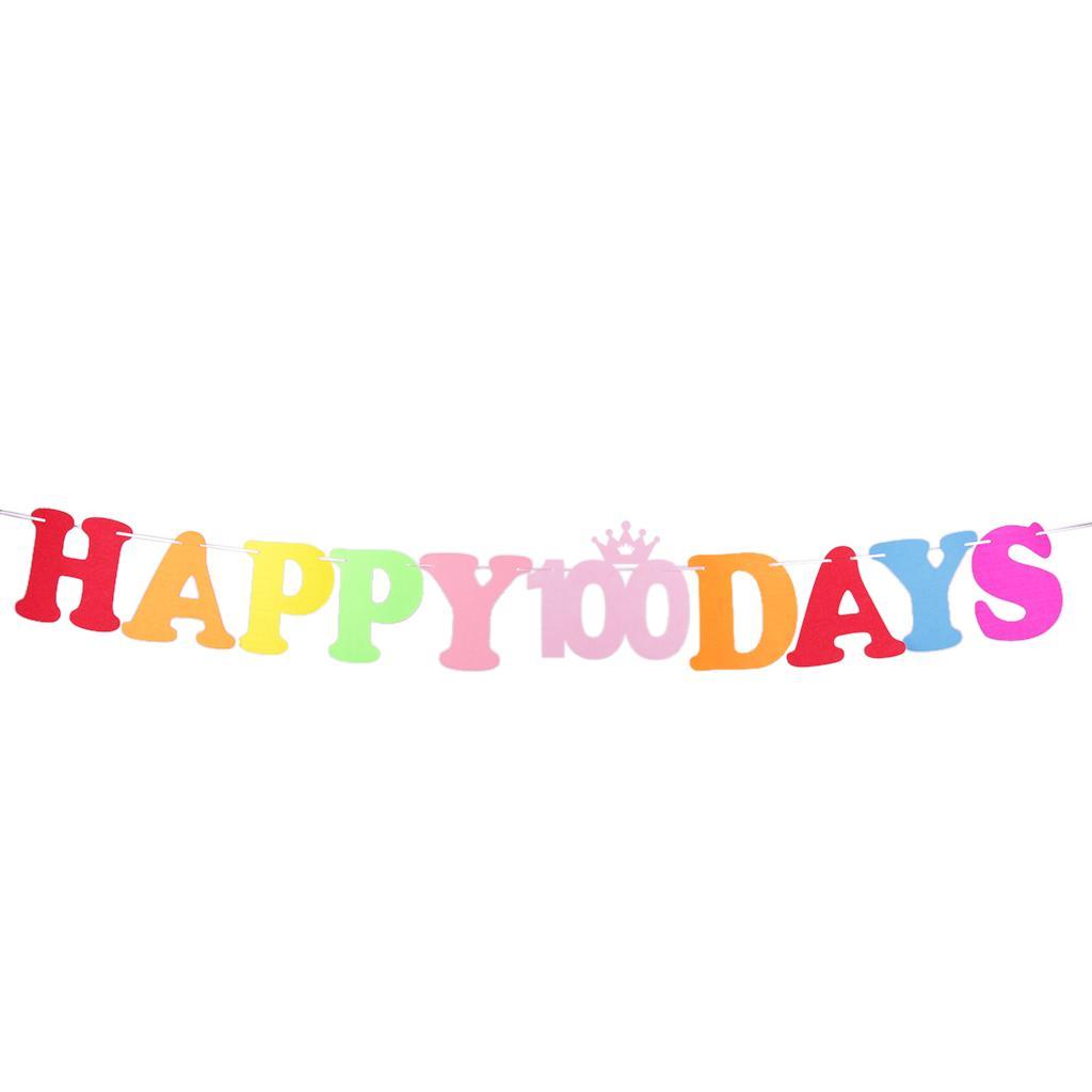 Felt Flags Bunting Garland Banner Party Hanging Decor