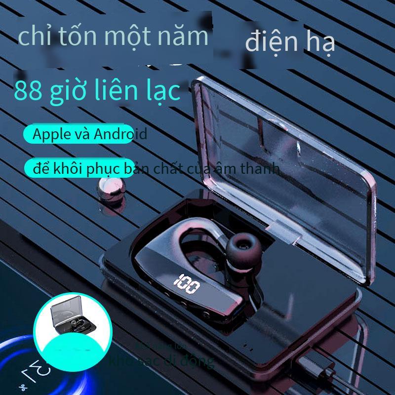 Tai nghe Bluetooth gắn tai kiểu mới nhất, thời gian chờ siêu dài, phiên bản nâng cấp chất lượng cao dành cho doanh nhân, thể thao, gắn tai không dây phổ thông