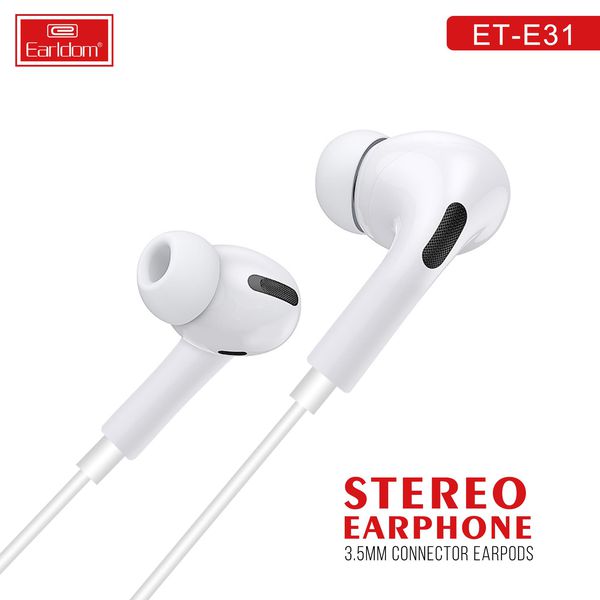 Tai nghe có dây nhét tai in ear Jack3.5 âm bass chống ồn và chống rối hàng cao cấp chính hãng dành cho iPhone Samsung OPPO VIVO HUAWEI XIAOMI Hàng Chính Hãng