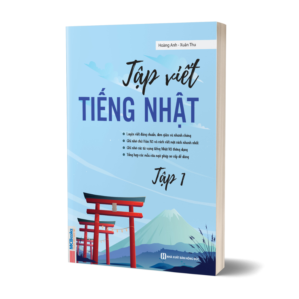 Sách - Tập viết tiếng Nhật tập 1 - MCBooks