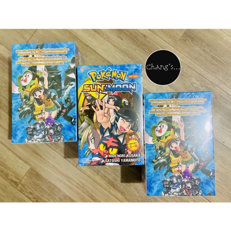 Boxset Pokémon Đặc Biệt SUN & MOON trọn bộ 6 tập