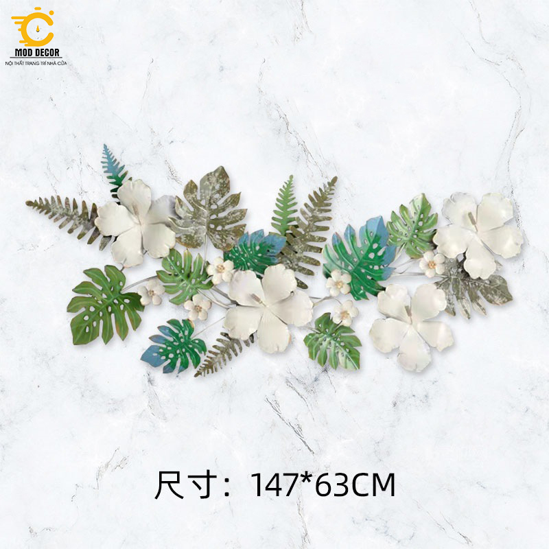 Tranh sắt treo tường trang trí MOD Decor, phong cách Bắc Âu nghệ thuật Lianzhang JJT mã 668