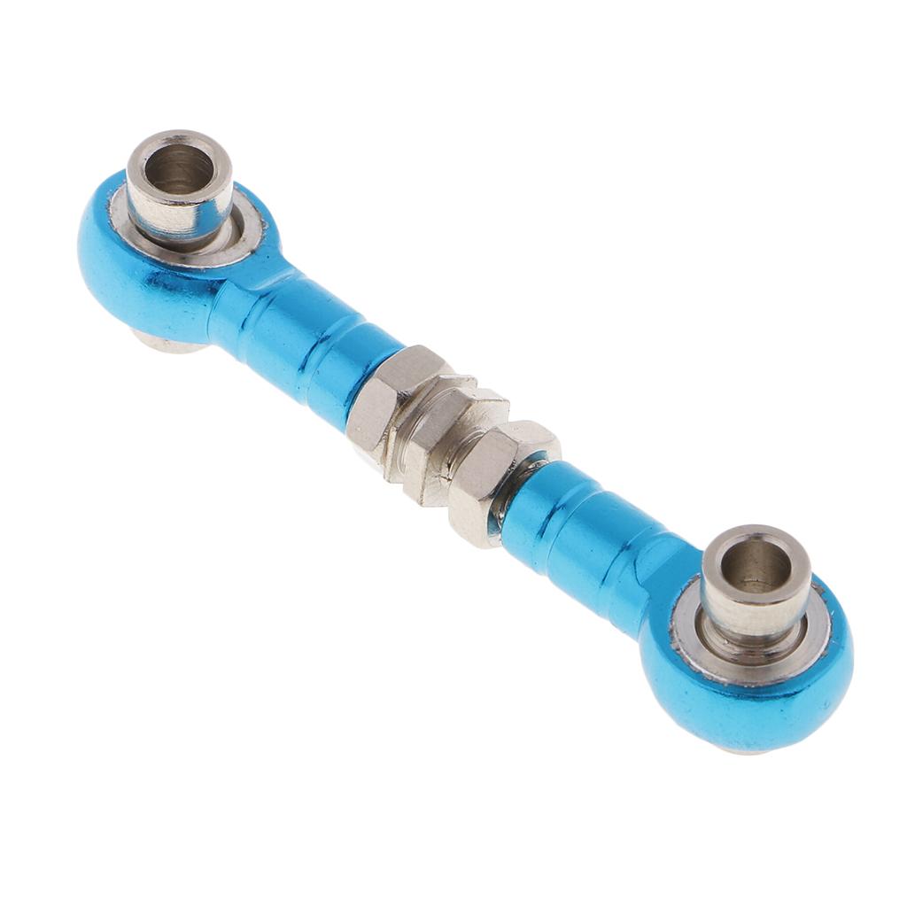 2 xAdjustable Servo Liên Kết Kéo Chỉ Đạo Thanh Vũ Khí cho Xe RC Phụ Tùng