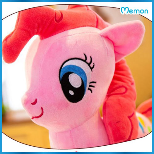 Gấu bông Ngựa Pony cao cấp - Hàng chính hãng Memon - Đồ chơi thú nhồi bông Ngựa Pony, Chất liệu Bông gòn PP 3D tinh khiết mềm mịn, đàn hồi đa chiều, bền đẹp, an toàn cho người sử dụng