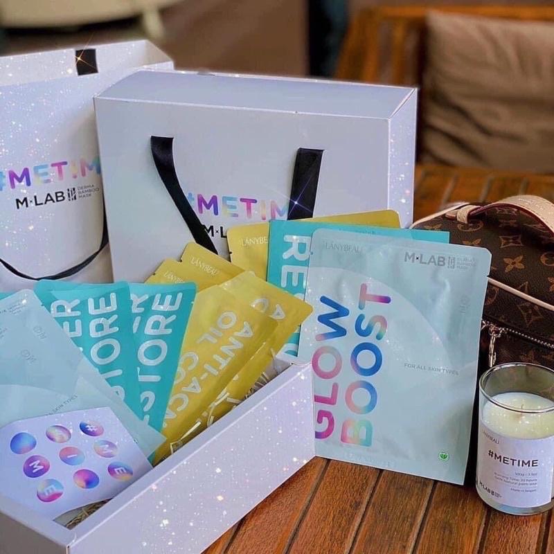 Mặt nạ sợi tre MLAB giúp cấp ẩm, ngừa mụn, dưỡng trắng da