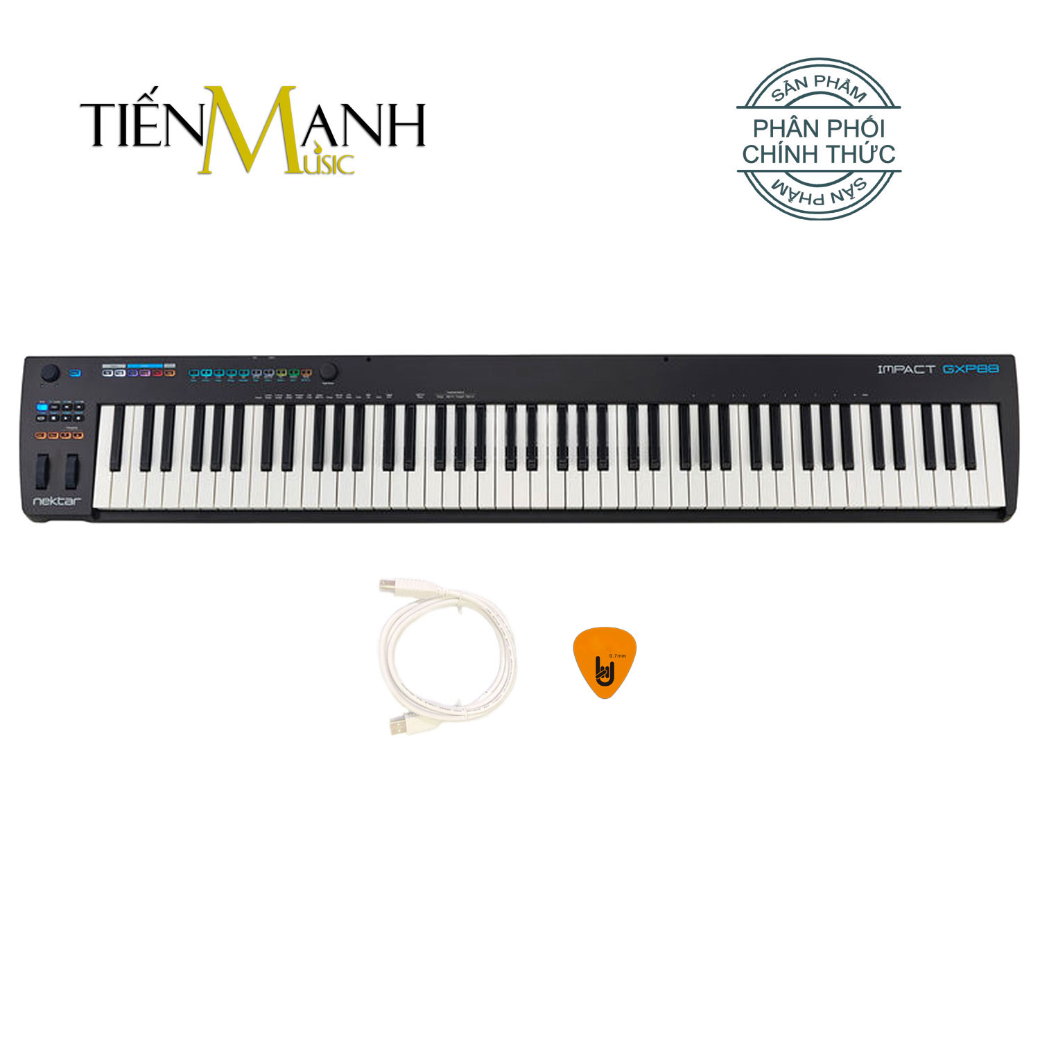 Nektar GXP88 Midi Keyboard Controller 88 Phím Cảm ứng lực Bàn phím sáng tác - Sản xuất âm nhạc Producer Hàng Chính Hãng - Kèm Móng Gẩy DreamMaker