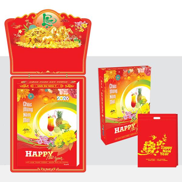 Lịch Bloc Siêu Cực Đại 2026 - Chủ Đề Ẩm Thực Ba Miền - Văn Lang VL05