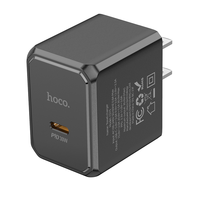 Bộ sạc nhanh Hoco CS15 30W cổng ra Type-C, củ sạc nhanh 30W dành cho iphone 15, Android hàng chính hãng