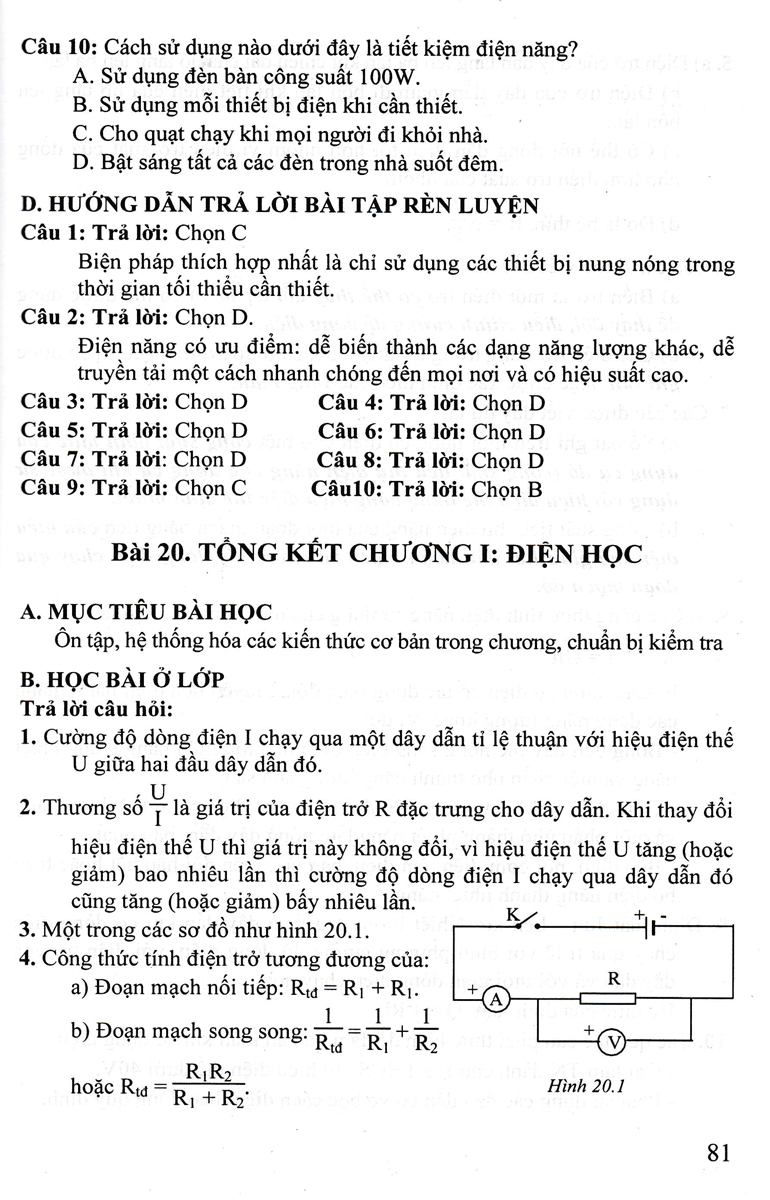 Sách tham khảo- Bài Giảng Và Lời Giải Chi Tiết Vật Lí 9_HA