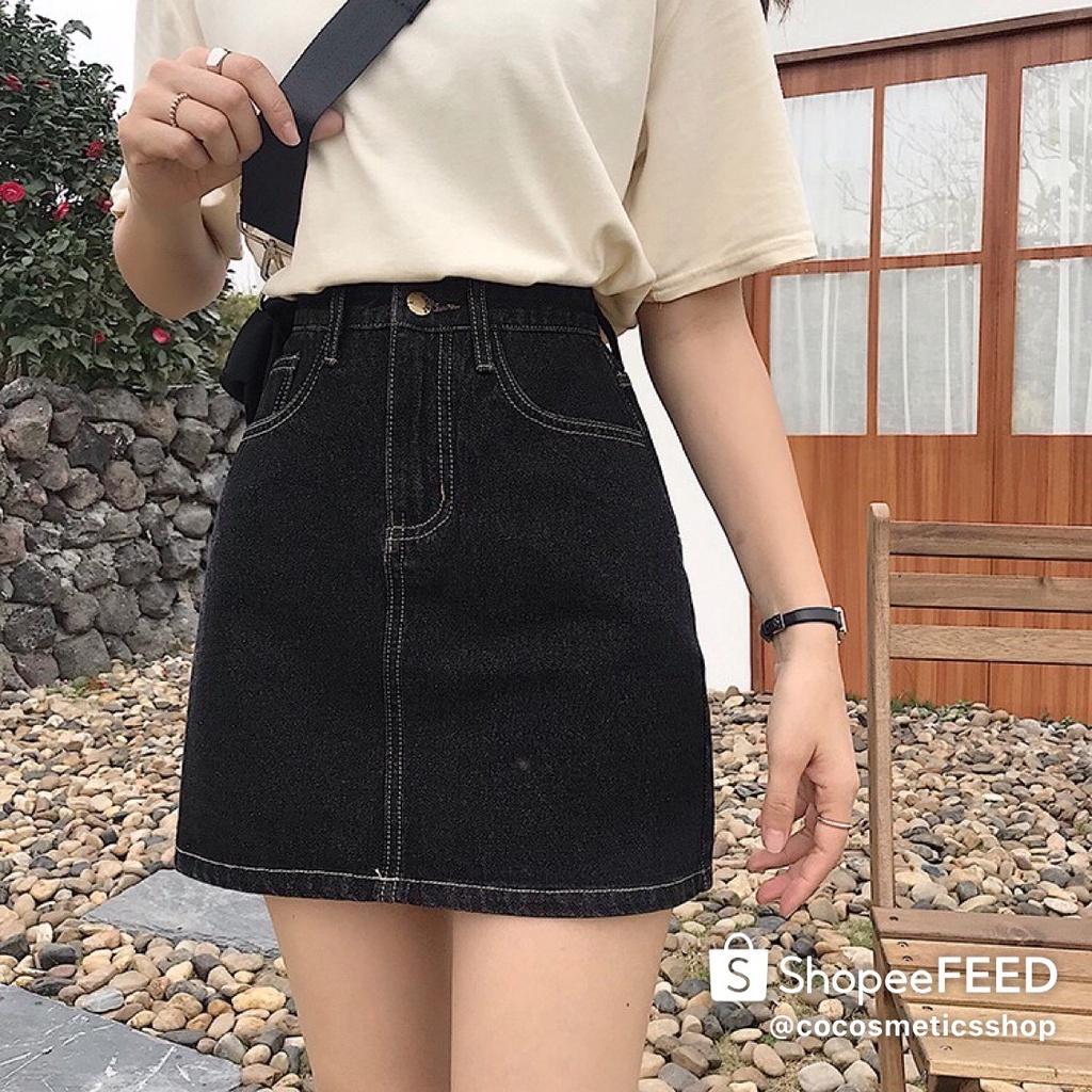 Chân Váy Chữ A Cap Cao Có Quần Trong