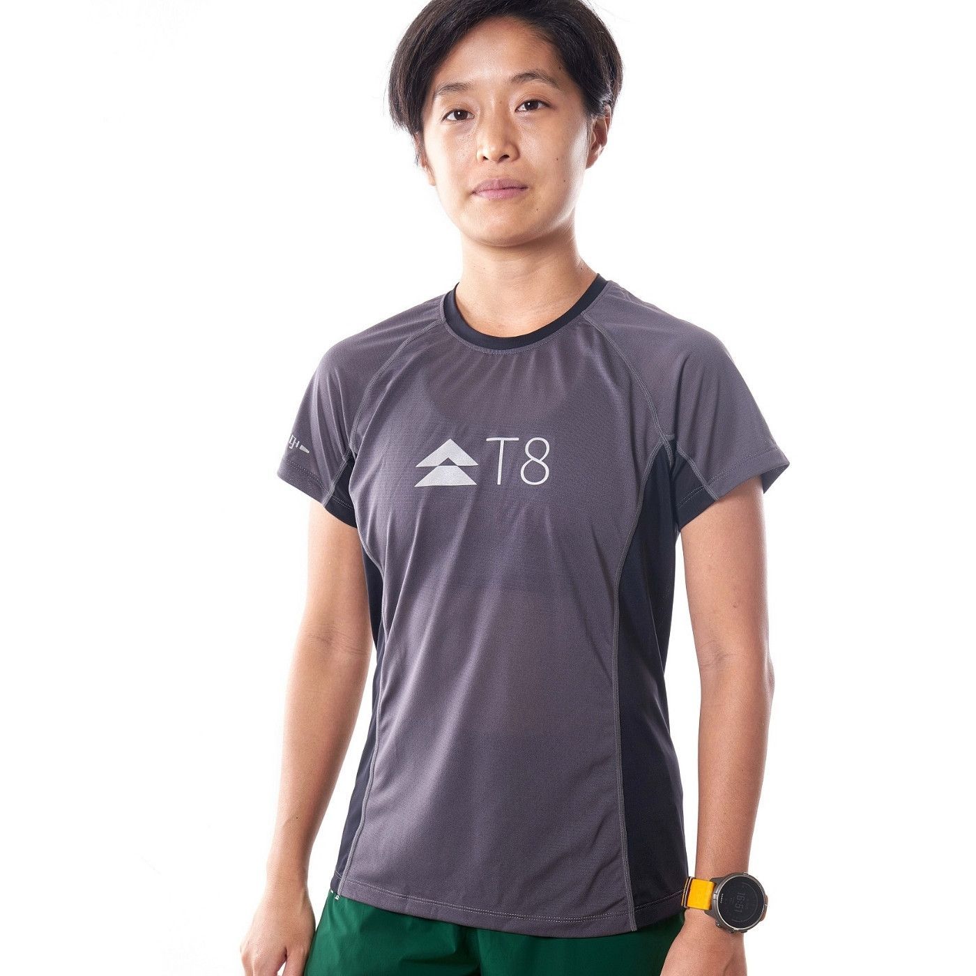 Áo Chạy Bộ Nữ T8 Iced Tee Women - Grey