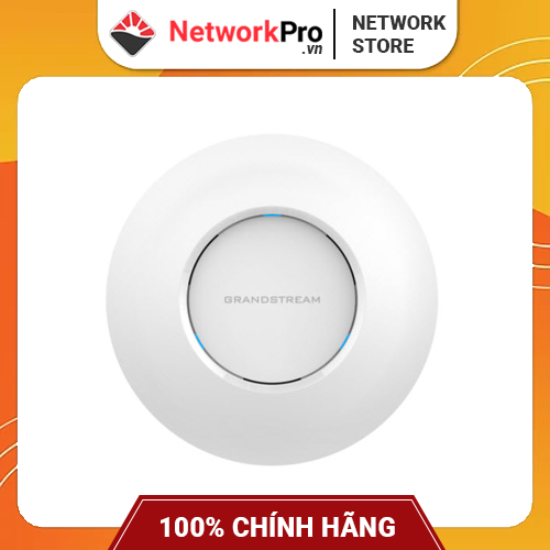 Bộ Phát WiFi Grandstream GWN7615 (Hàng Chính Hãng) - Hỗ Trợ 200+ User, Chuẩn AC MU-MIMO 1,75Gbps (Không Kèm Nguồn)