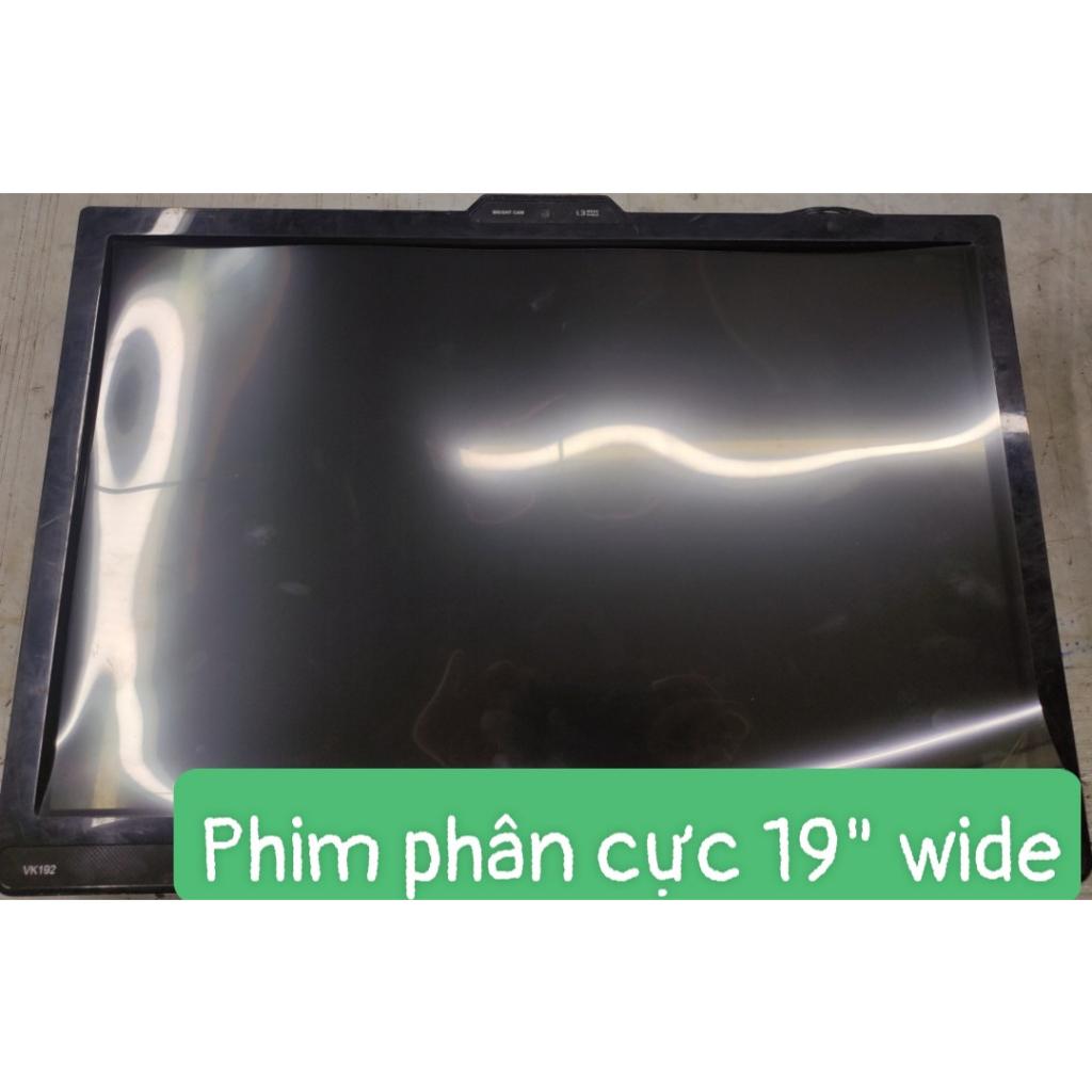 Phim phân cực 19&quot; chuyên dùng dán cho màn hình LCD, TV, màn hình máy tính,... 45 độ