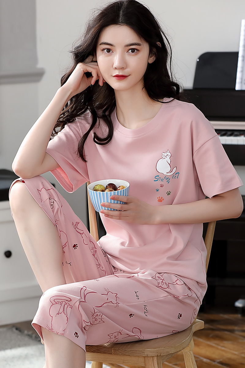 Đồ bộ lửng cotton cao cấp mịn đẹp 5066