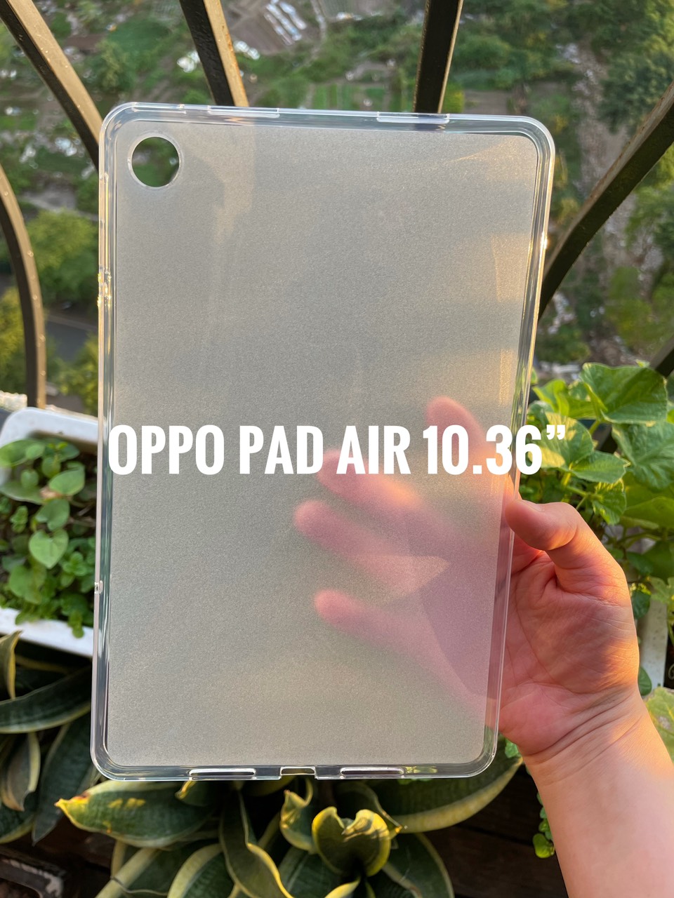 Ốp lưng dẻo cho máy tính bảng Oppo Pad air 10.36 inch lưng nhám mờ