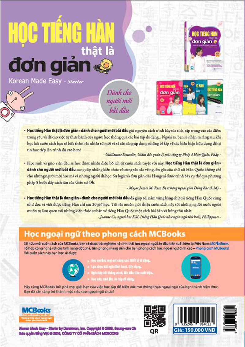 Học Tiếng Hàn Thật Là Đơn Giản - Dành Cho Người Mới Bắt Đầu