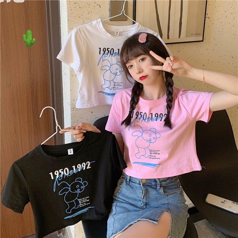 Áo thun croptop ôm body 1950-1992