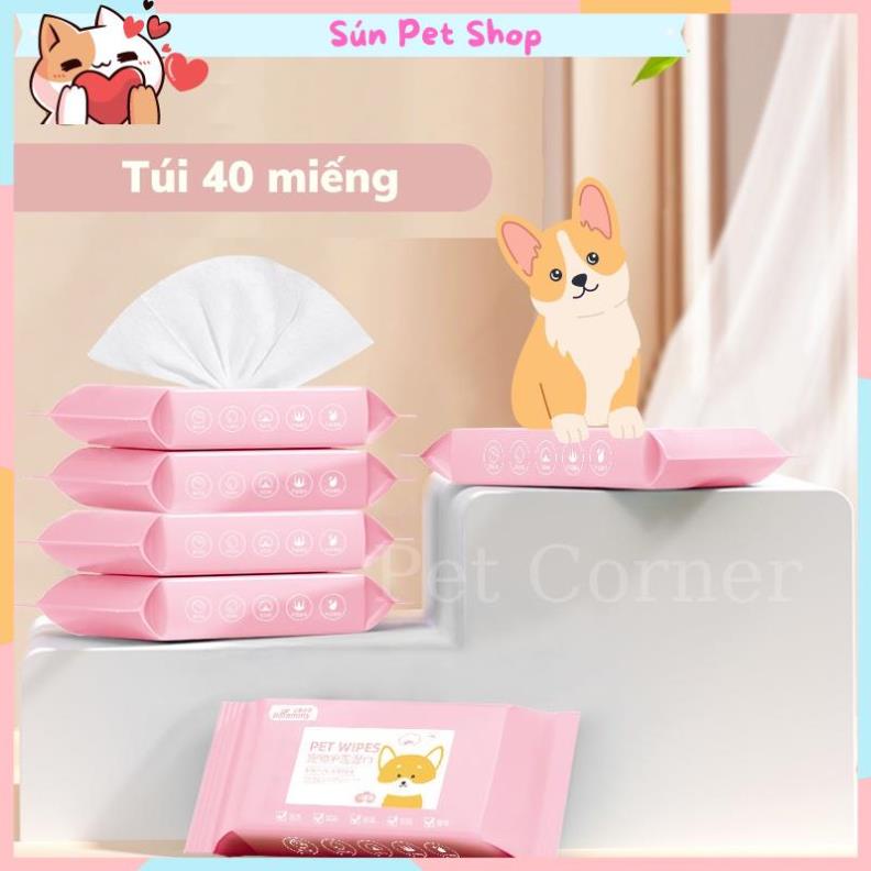 Khăn ướt đa năng cho chó mèo Borammy