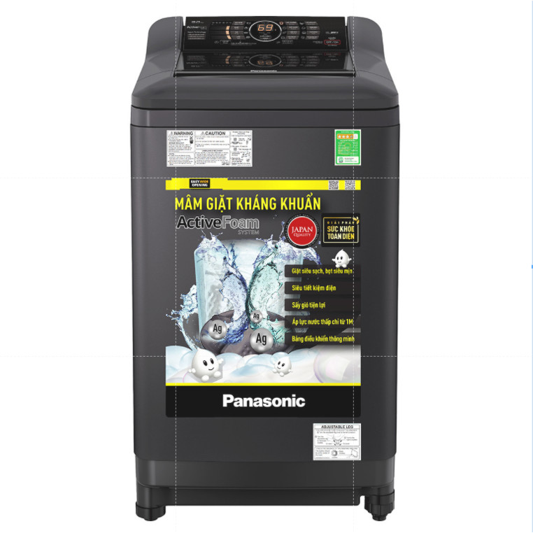 Máy giặt Panasonic 10 kg NA-F100A4BRV - Hàng chính hãng (chỉ giao tỉnh Khánh Hòa)