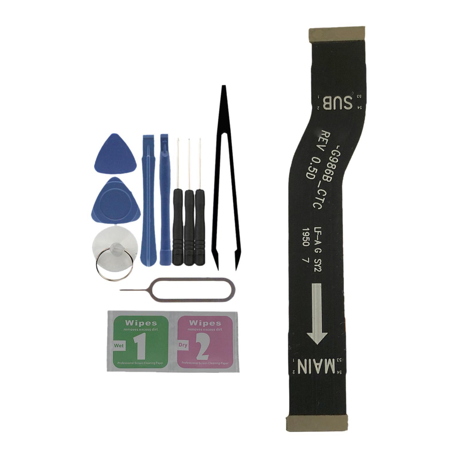 LCD Motherboard Connector Flex Cable Kit, Replacement for S20 Plus G986U G986B Phones