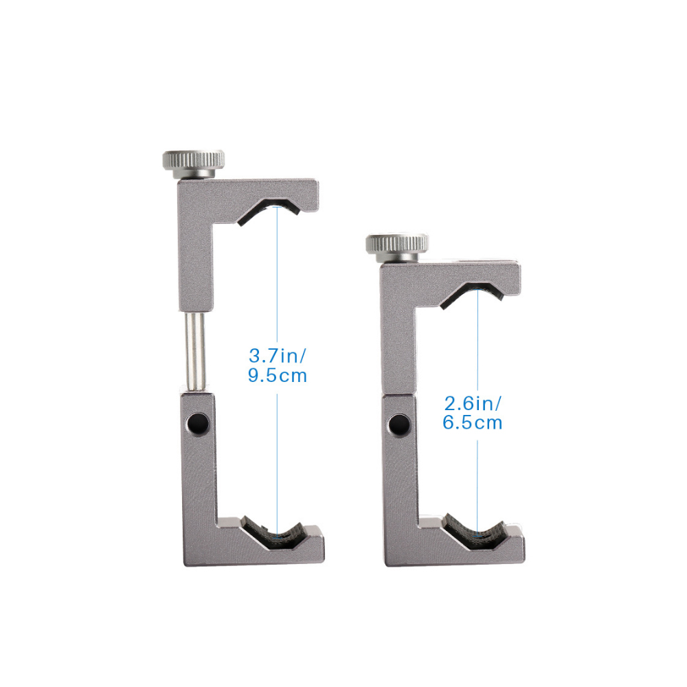 Giá đỡ chống rung ulanzi Iron Man II bằng nhôm cho điện thoại ST-02 Đen - Hàng Nhập Khẩu