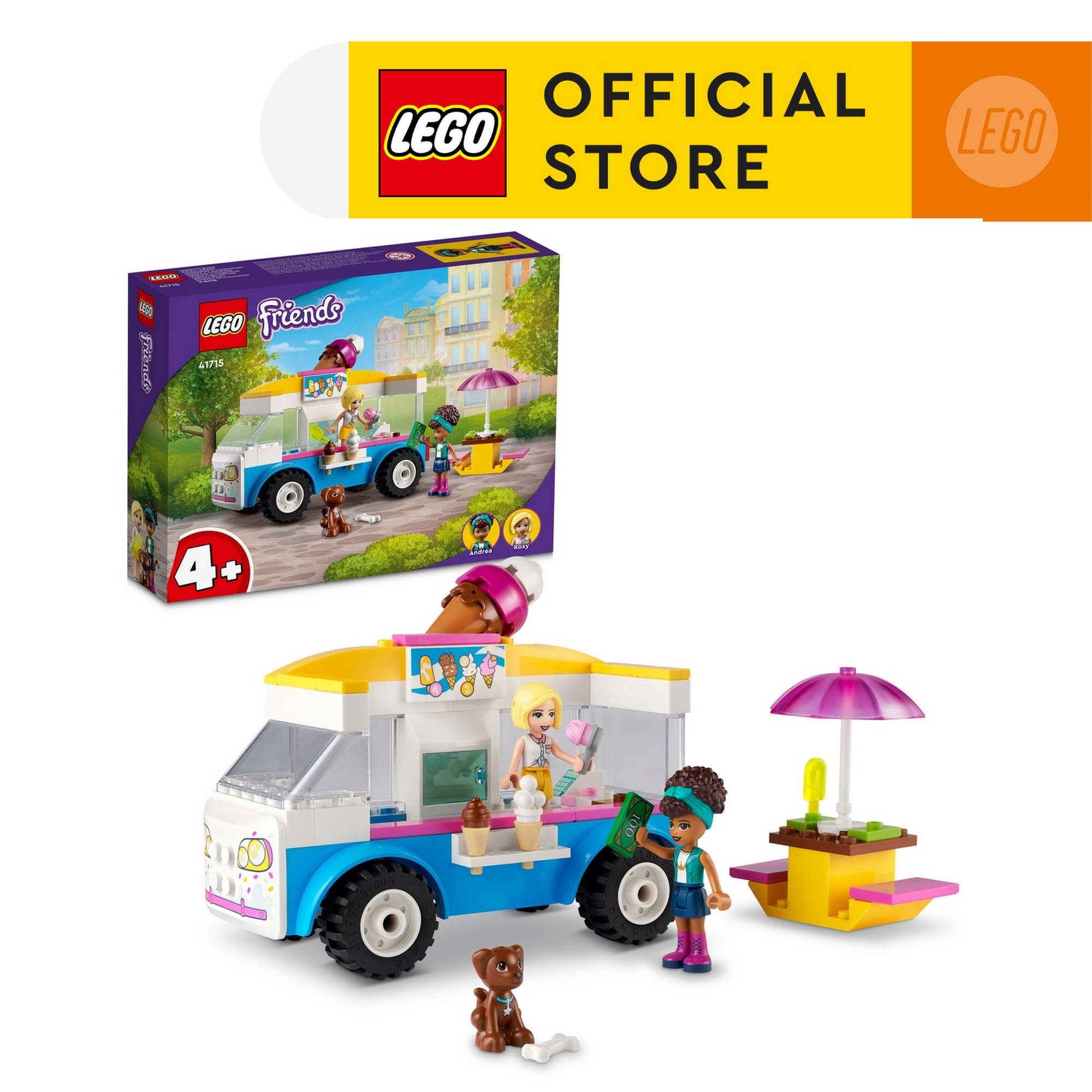 LEGO Friends 41715 Quầy bán kem di động của Andrea (84 chi tiết)