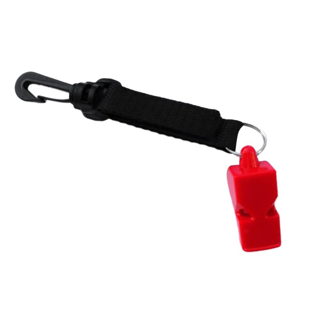 2-4pack Ultra-loud Emergency Scuba Dive Safety Whistle Outdoor Survival Gear Red