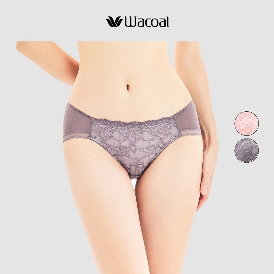 Quần lót nữ Wacoal INS8163 ren sang trọng, full mông