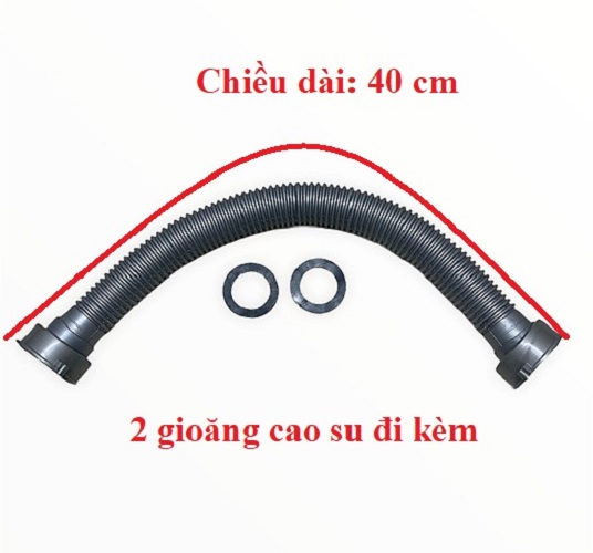 Phụ kiện lắp đặt bể tách mỡ loại nhỏ gia đình - chung cư - quán cà phê dài 40 cm