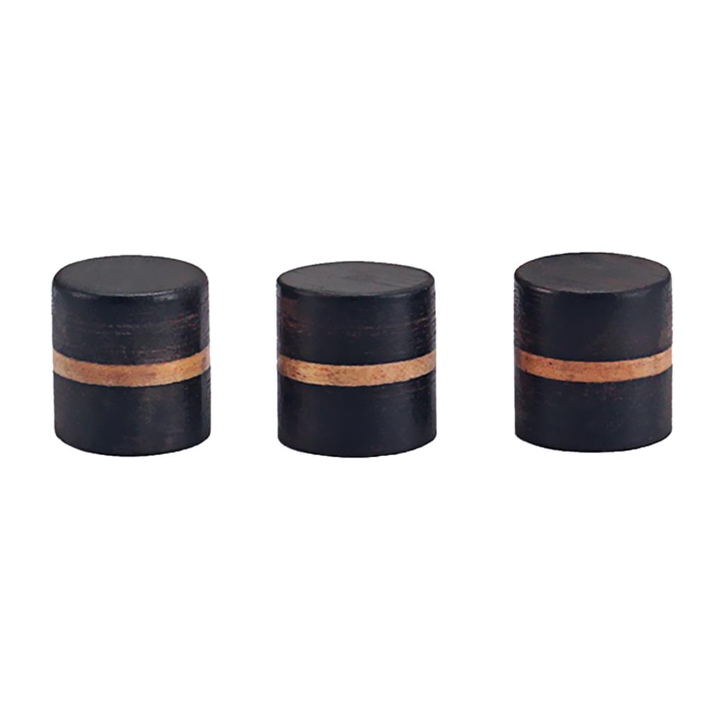 Sunnimix 3 Miếng Gỗ Hồng Sắc Guitar Tập Màu Nút Điều Khiển Nút Bấm