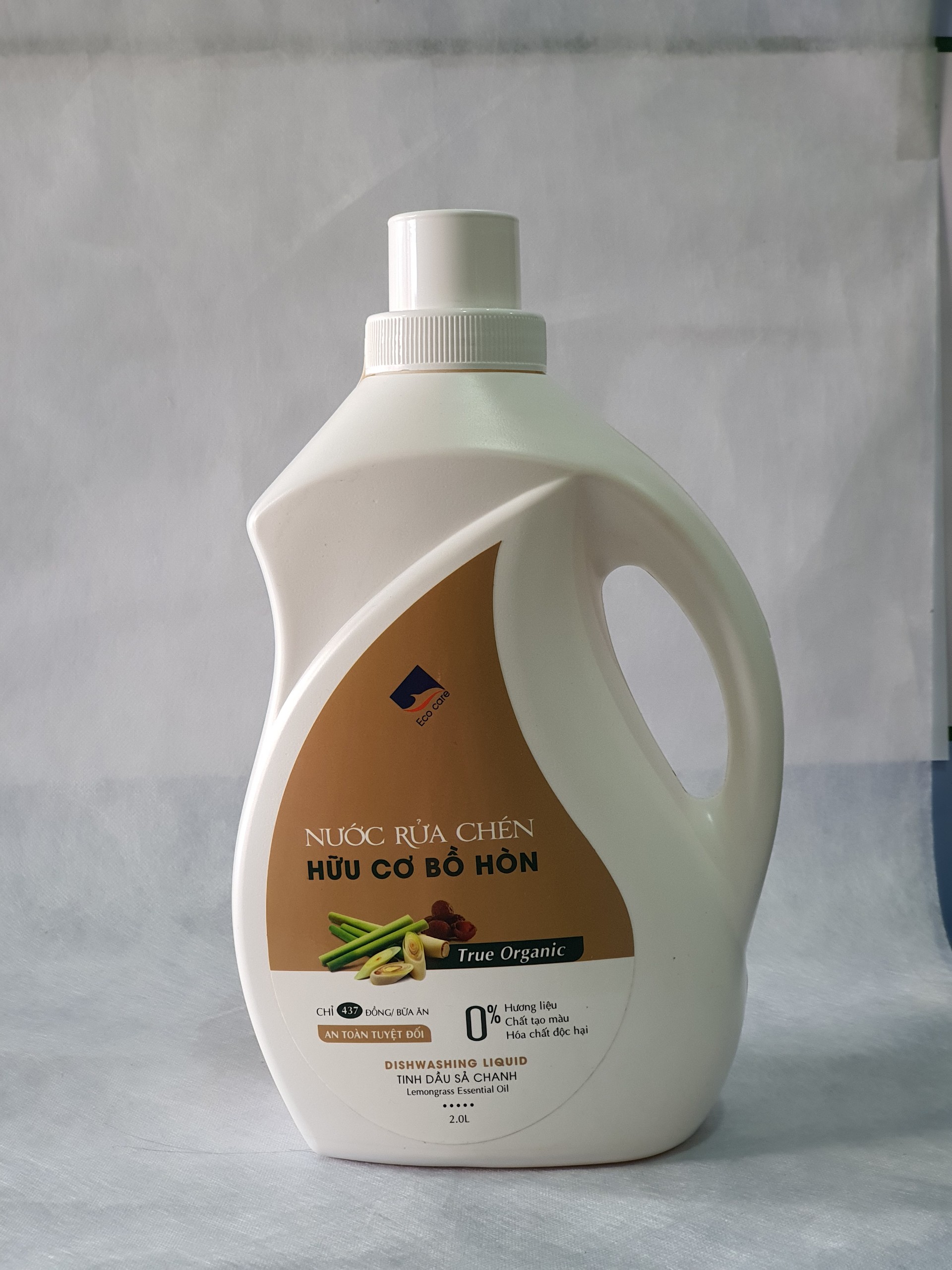 NƯỚC RỬA CHÉN HỮU CƠ BỒ HÒN SẢ CHANH ECOCARE 4 LÍT