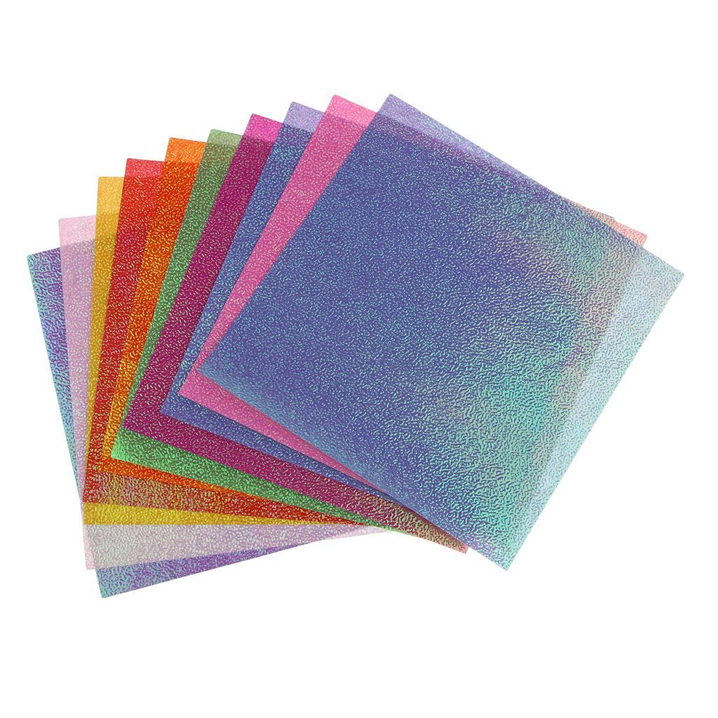 100Pcs Scrapbooking Pearlescent Paper Cardstock DIY Handmade Cards Crafts