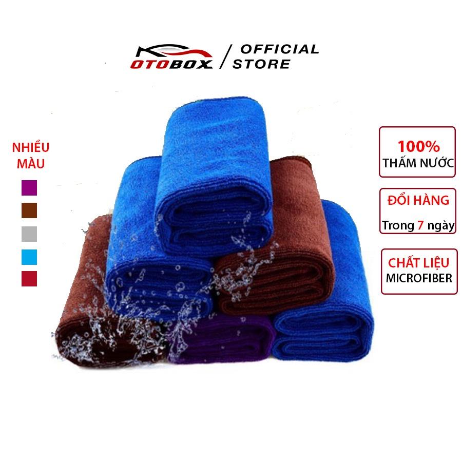 khăn lau xe microfiber đa năng, khăn lau sợi cotton bông mềm mịn, thấm hút tốt, chuyên dụng cho ô tô, xe máy