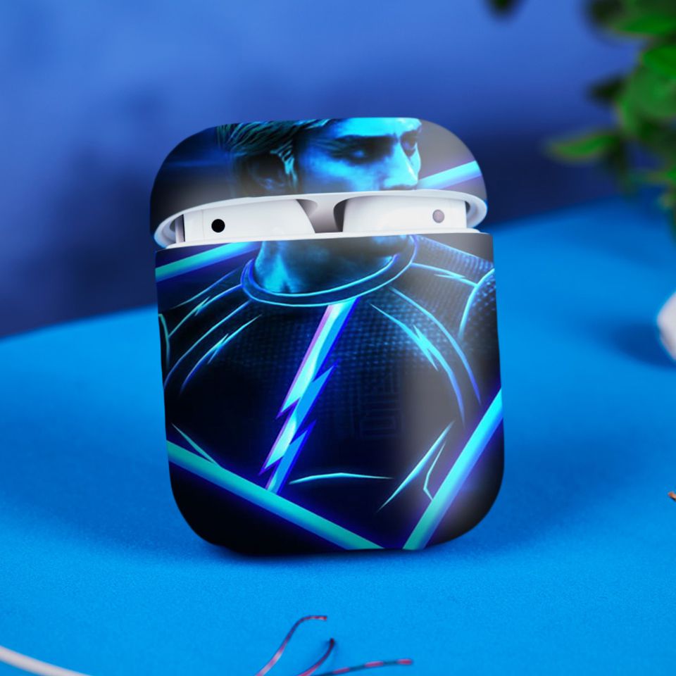 Miếng dán skin chống bẩn cho tai nghe AirPods in hình siêu anh hùng - SAH0030 (bản không dây 1 và 2)