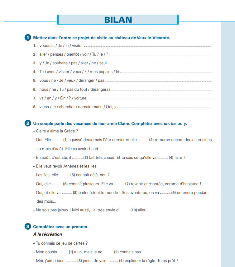 Sách học tiếng Pháp: En Contexte : Exercices de grammaire A2