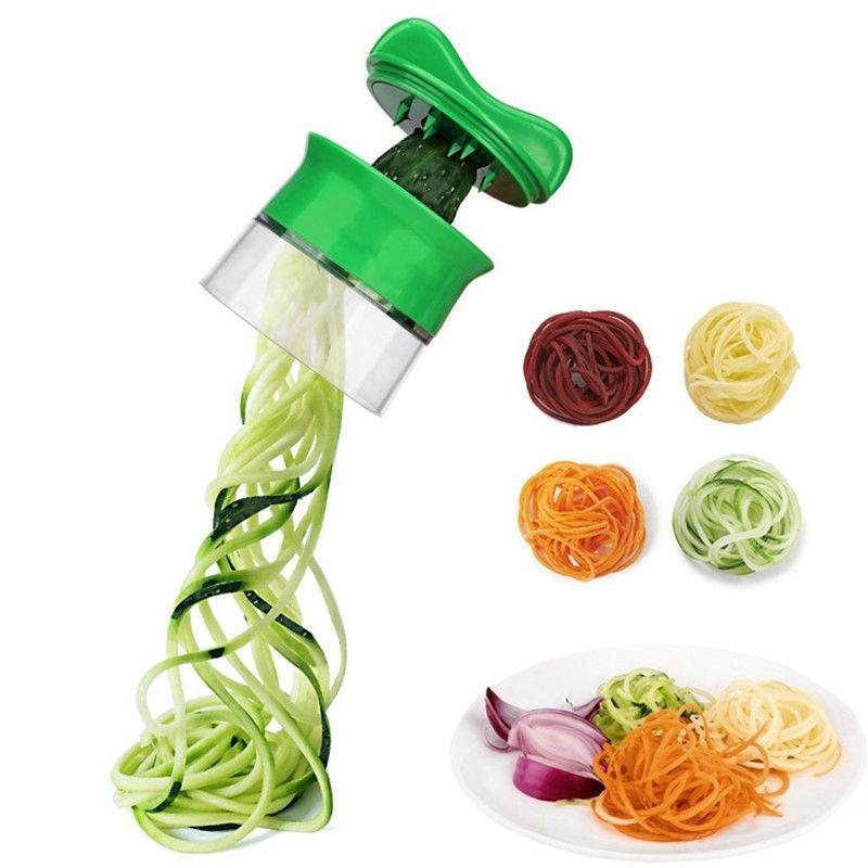 Dao cắt rau củ spaghetti tay, dao cắt rau củ 3 lưỡi, dao cắt mì rau củ cà rốt, dưa leo, khoai tây, bí đỏ, bí xanh, hành tây