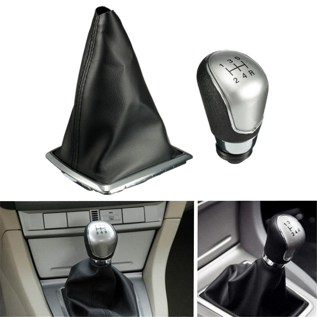 Car Dirt-proof Cover 5 Gear Stick Shift Shifter Knob Lever Cover Fits for