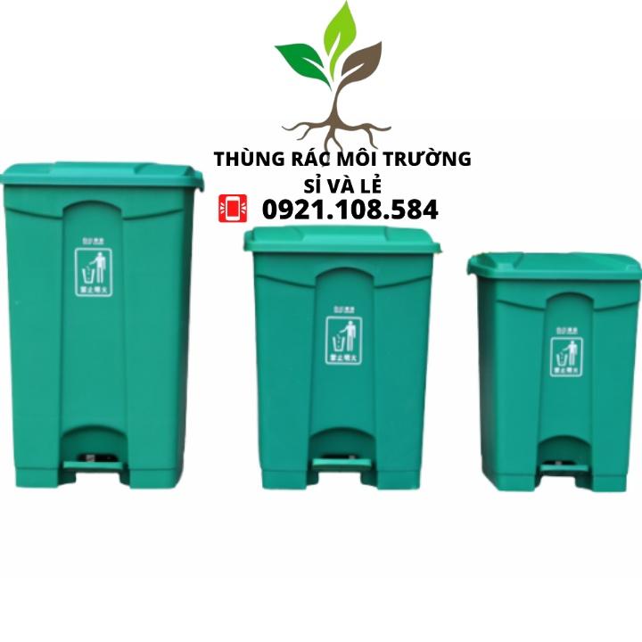 THÙNG RÁC NHỰA ĐẠP CHÂN 45L