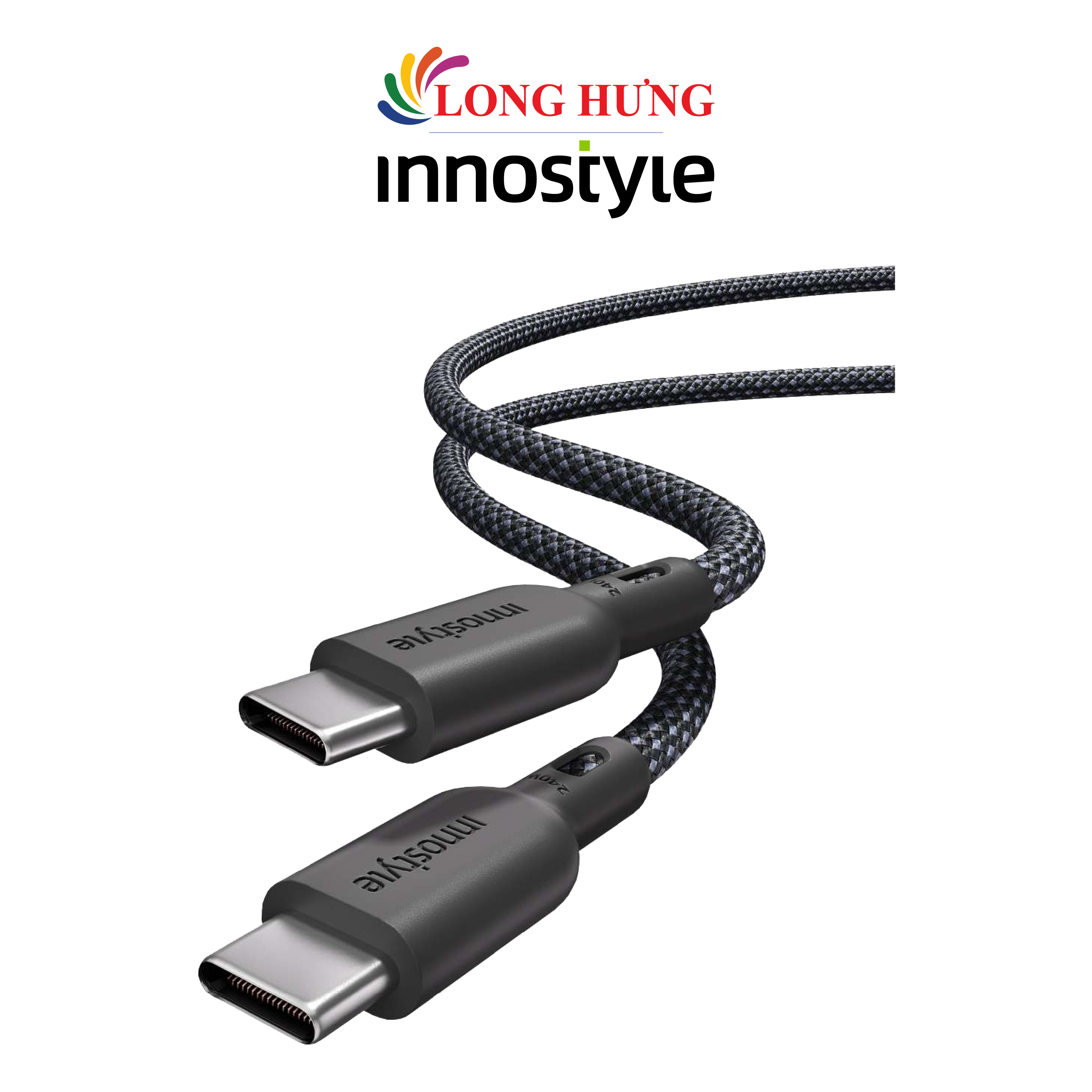 Cáp Innostyle PowerNova USB-C to USB-C 1.5M 240W ICC240 - Hàng chính hãng