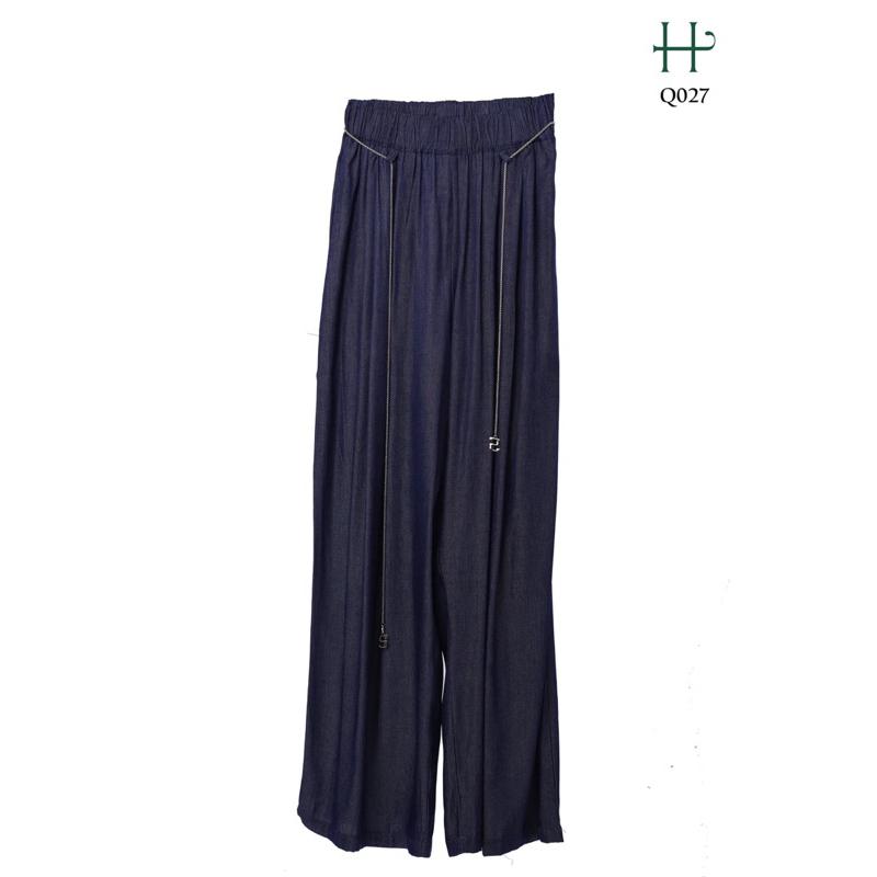 Quần lụa ống rộng tinh tế -Q27