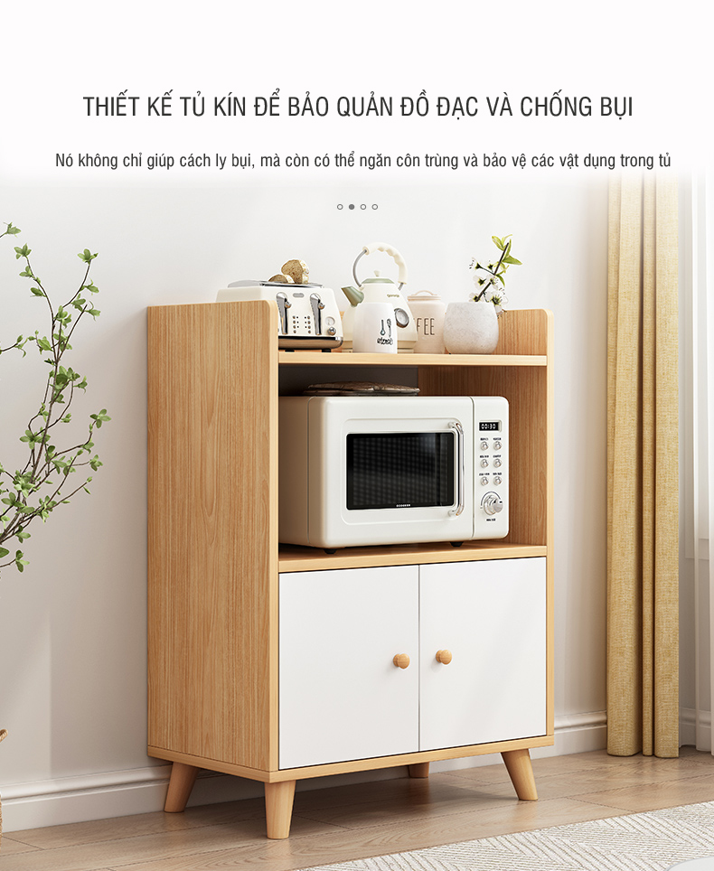 Tủ Kệ Lò Vi Sóng Model 01 Phong Cách Nordic - GP118