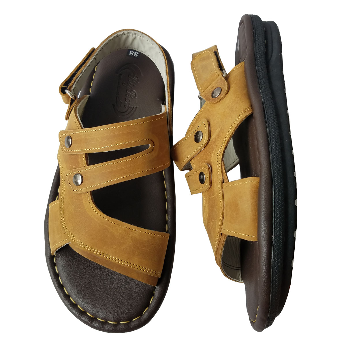 Giày Sandal Nam Da Bò BIGGBEN Cao Cấp SD102